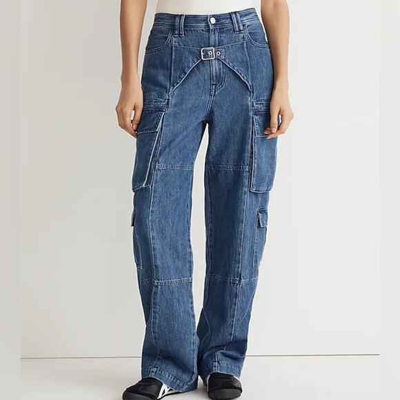 Madewell x Molly Dickson Cargo Jeans - Picture 3 of 12